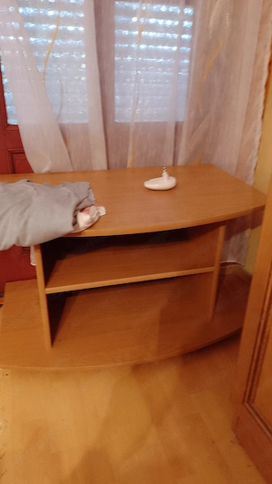 Hibátlan Tömörfa Tölgy színű Szekrénysor  - kép 2