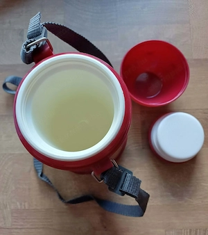 Dupla falú műanyag ételhordó termosz eladó, ÚJ! - kép 3