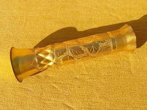 Réz, töltényhüvely váza - 31 cm. - kép 3