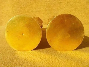 Réz, töltényhüvely váza - 31 cm. - kép 8