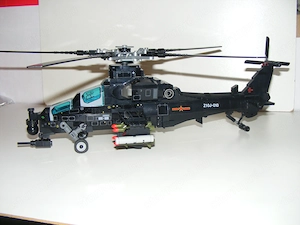 Lego SWAT Modern hadviselés Z-10 Harci támadó Helikopter 700db ÚJ - kép 9