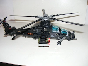 Lego SWAT Modern hadviselés Z-10 Harci támadó Helikopter 700db ÚJ - kép 8