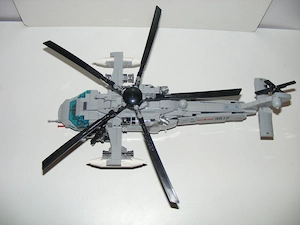 Lego SWAT Modern hadviselés Z-20 Harci támadó Helikopter 940db ÚJ - kép 2