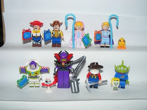 Lego Toy Story figurák Woody Buzz Lightyear Jessie Bo Peep Zurg figura ÚJ - kép 2