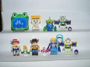 Lego Toy Story figurák Woody Buzz Lightyear Jessie Bo Peep Lilypad figura ÚJ - kép 4