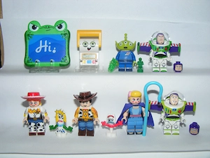 Lego Toy Story figurák Woody Buzz Lightyear Jessie Bo Peep Lilypad figura ÚJ