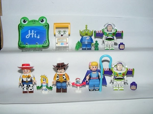 Lego Toy Story figurák Woody Buzz Lightyear Jessie Bo Peep Lilypad figura ÚJ - kép 3