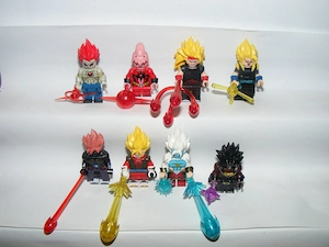 Lego Dragon Ball Z figurák Devil Buu Demigra Amzu Mira Vegetto Broly figura ÚJ - kép 3