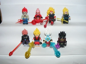 Lego Dragon Ball Z figurák Devil Buu Demigra Amzu Mira Vegetto Broly figura ÚJ - kép 2