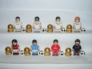 Lego Focista figurák Futball foci Owen Rodrigo Messi Kaka Ronaldo Benzema figura ÚJ - kép 2