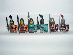 Lego Castle figurák katonák Bull Kraken Griff lovag katona 2+2+2db figura fegyver ÚJ - kép 2