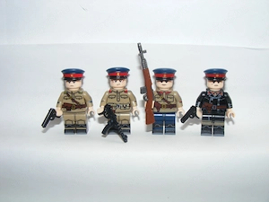 Lego 2. Világháborús Szovjet Orosz NKVD katonai biztonsági szolgálat tiszt katona ÚJ