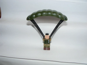 Lego 2. Világháborús Amerikai katonák Ejtőernyős hadosztály katona figura 4db ÚJ - kép 7