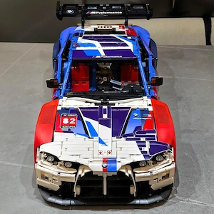 Lego komp. Technic BMW M4 GT3 Performance 1:8 Supercar 4560db LEPIN ÚJ - kép 4