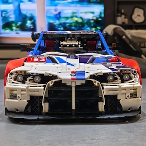 Lego komp. Technic BMW M4 GT3 Performance 1:8 Supercar 4560db LEPIN ÚJ - kép 5