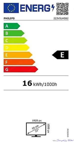 Philips 223V5LHSB2 00 21,5" V-Line LED TV-nek, monitor-nak, eladó - kép 5