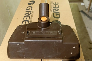 35 mm-es Eredeti Retro ETA 461 porszívófej, padlótisztító fej, eladó