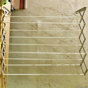 80 cm-es Falra szerelhető, kihúzható harmonika ruhaszárító, eladó