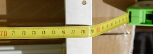 80 cm-es Falra szerelhető, kihúzható harmonika ruhaszárító, eladó - kép 4