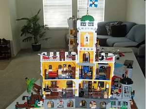 Lego komp. Pirates Karib tenger kalózai kalóz hajó sziget erőd 5000db LEPIN ÚJ - kép 8