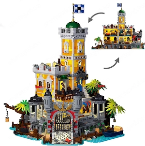 Lego komp. Pirates Karib tenger kalózai kalóz hajó sziget erőd 5000db LEPIN ÚJ - kép 4