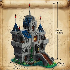 Lego komp. Castle Vár Oroszlános Királyi kastély 4000db LEPIN Új - kép 2