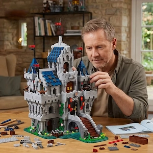 Lego komp. Castle Vár Oroszlános Királyi kastély 4000db LEPIN Új - kép 3