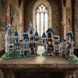 Lego komp. Castle Vár Oroszlános Királyi kastély 4000db LEPIN Új - kép 9