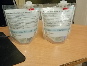 CWS Best Seatcleaner WC-ülöke tisztító és fertőtlenítő folyadék (300 ml-es utántöltő tasak) 2*300ml  - kép 3