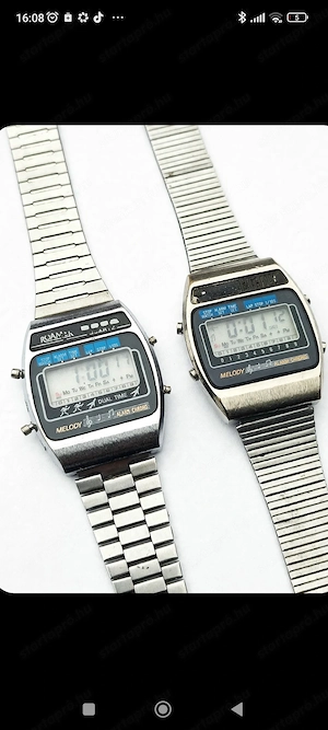 Roamer + Casio - 8db Retro 4 Gombos Melody Digitális Óra - Mind Működik - kép 8